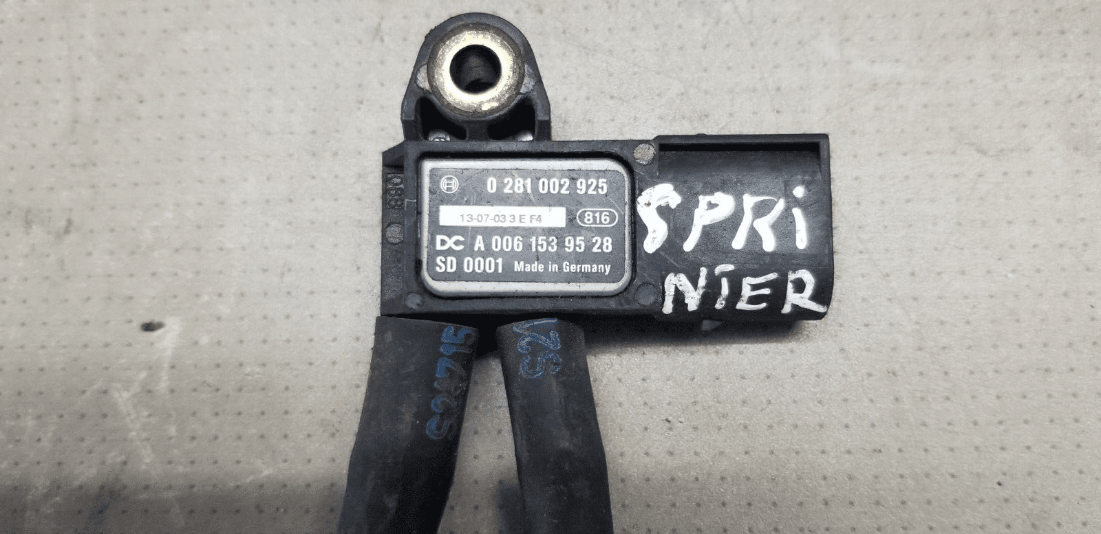 MERCEDES BENZ SPRINTER 2008-2016DPF EXHAUST PRESSURE SENSOR 0281002925 - Image 4