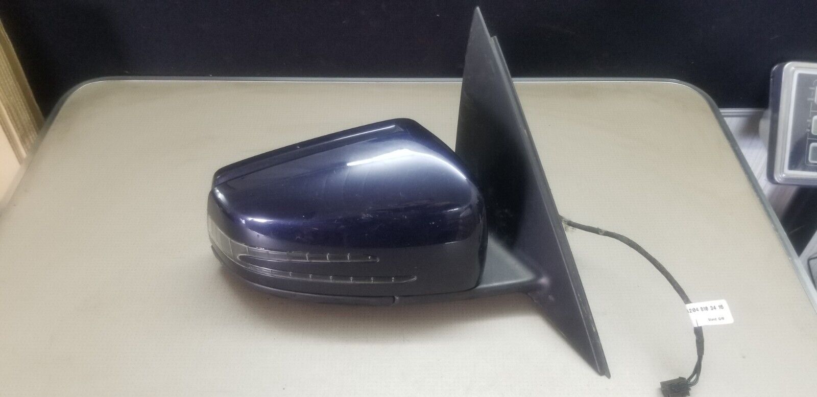Rear view electric folding wing mirror Mercedes C-Class W204