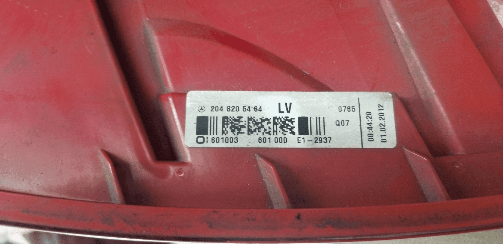 Mercedes C-Class W204 Saloon 2011-2015 Left Passenger Side Rear Tail Light LED - Image 4