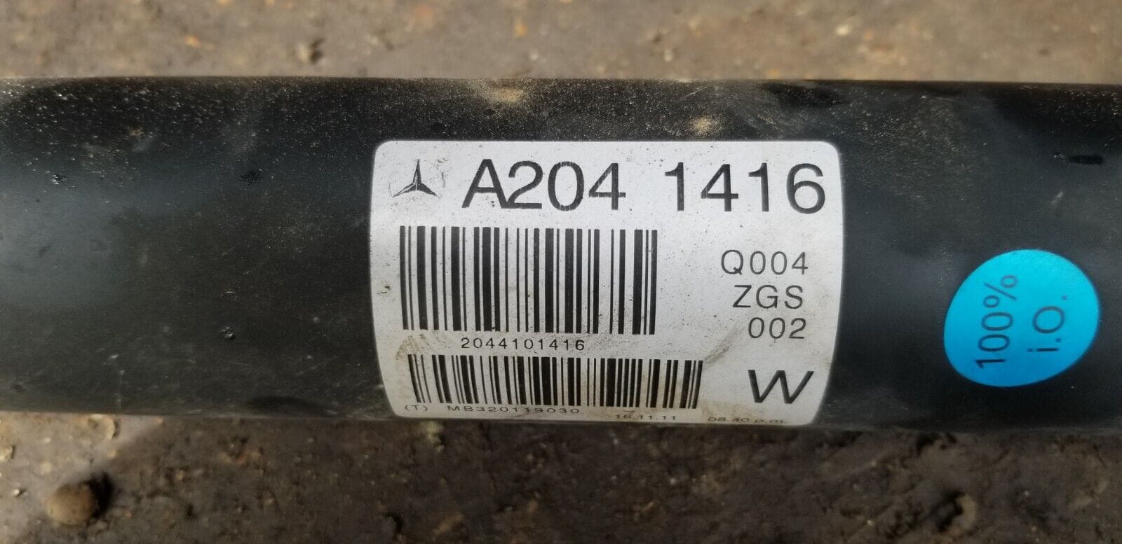 MERCEDES E-CLASS PROPSHAFT COMPLETE 2.1 CDI DIESEL E250 W207 COUPE 2009 - 2013 - Image 3