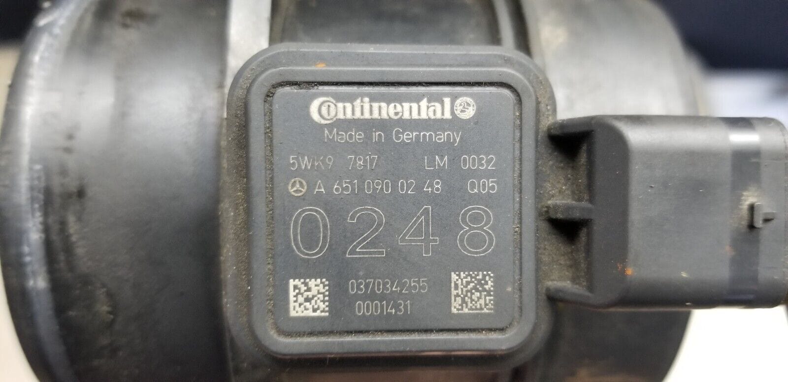 Mercedes Benz E Class W212 A6510900248 Mass Air Flow Meter Sensor - Image 5