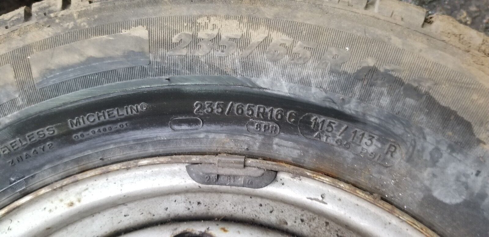 Mercedes Sprinter 16 Inch Steel Wheels and Tyres 235/65 R16C A0014014802 - Image 8