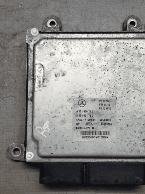 Mercedes W212 E250 CDI ECU A6519007401 front view