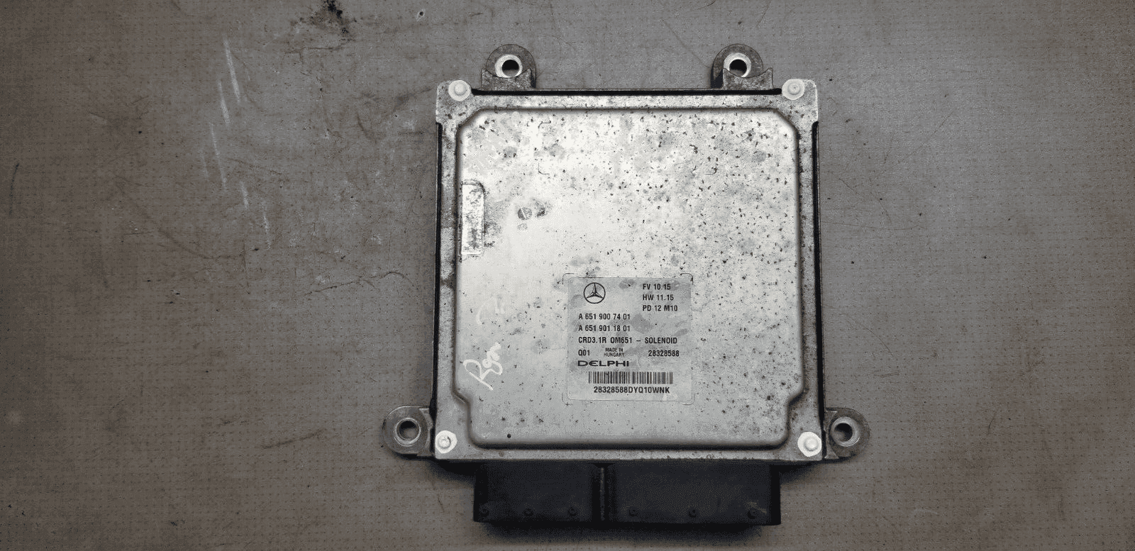 Mercedes W212 E250 CDI ECU A6519007401 front view