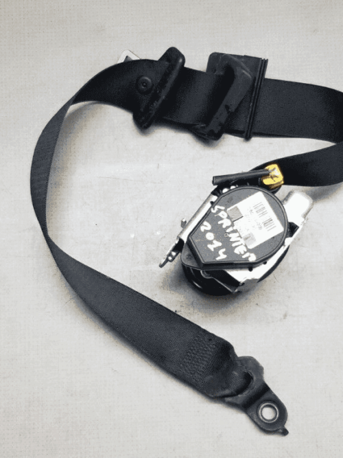 Mercedes W906 Front Right O/S Seat Belt (A9068600485) – Black