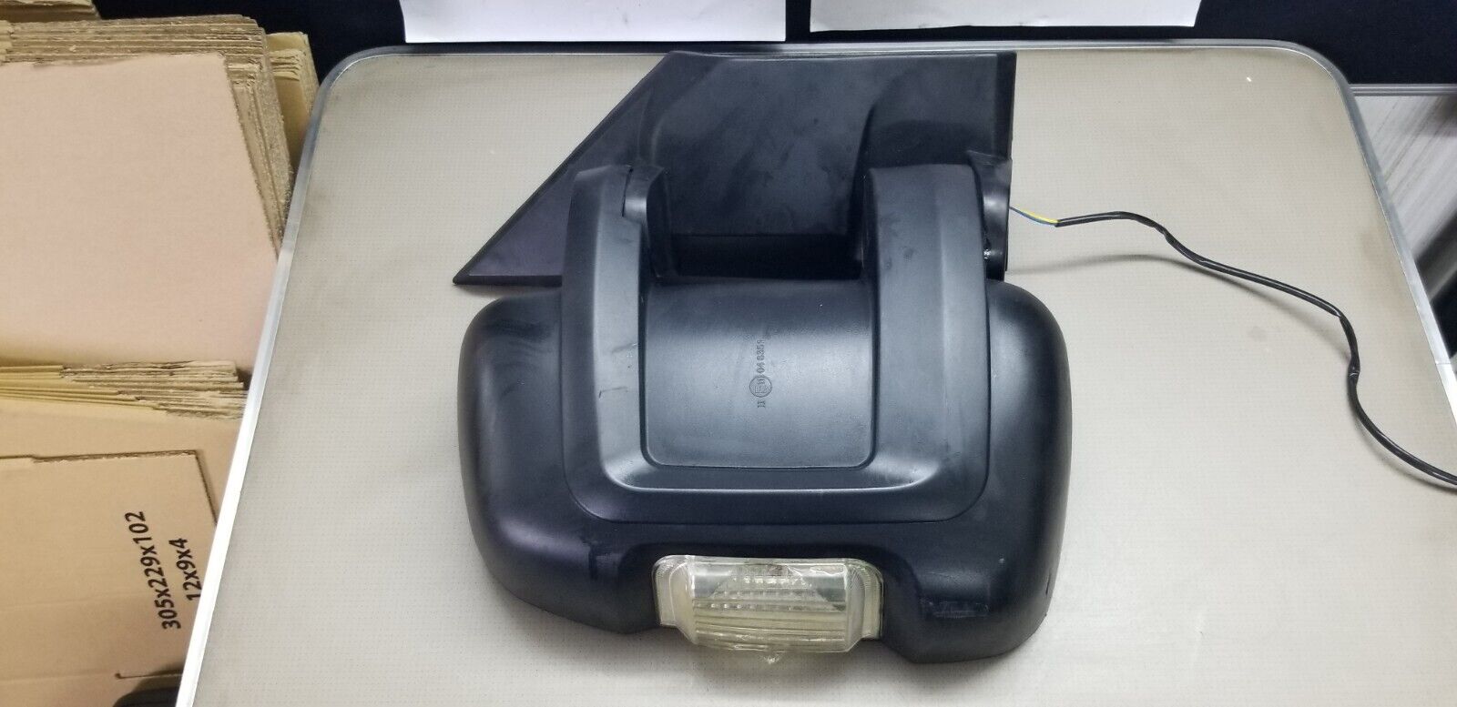 Peugeot Boxer 2018 Short Arm Electric Black Wing Door Mirror Driver Side |O - Image 4