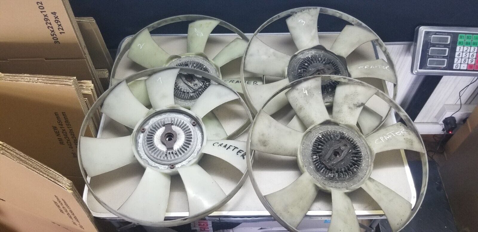 RADIATOR FAN clutch VW Crafter 2013/ THE PRICE IS FOR 1 UNIT