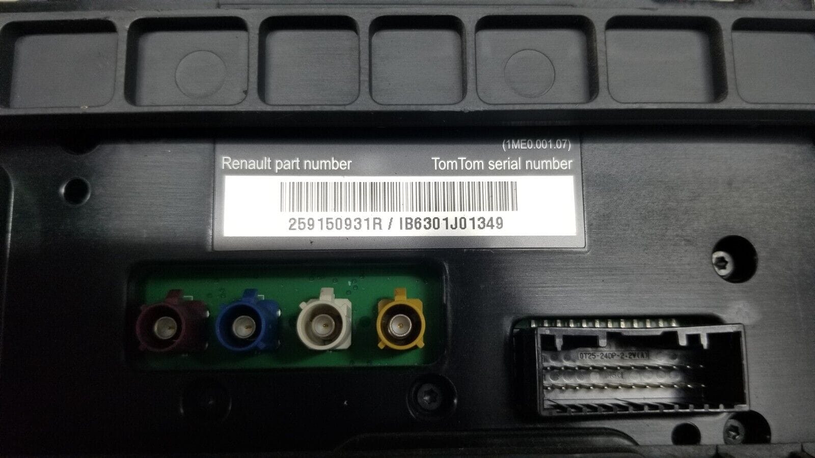 RENAULT KANGOO Mk2 09-13 SAT NAV TOM TOM DISPLAY 259150931R - Image 6