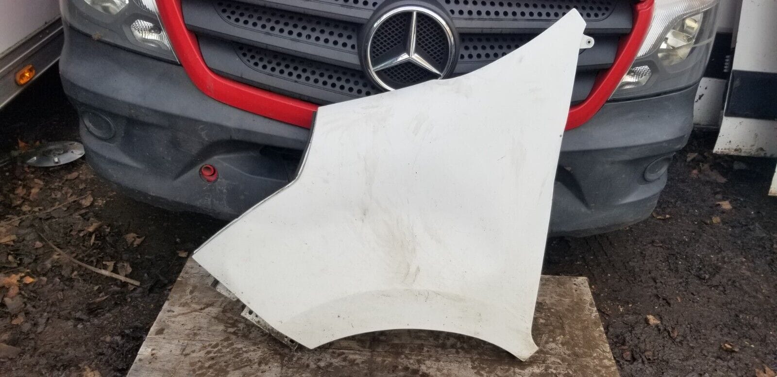 RENAULT MASTER Mk3 MOVANO B Wing panel Front Left White 10-19