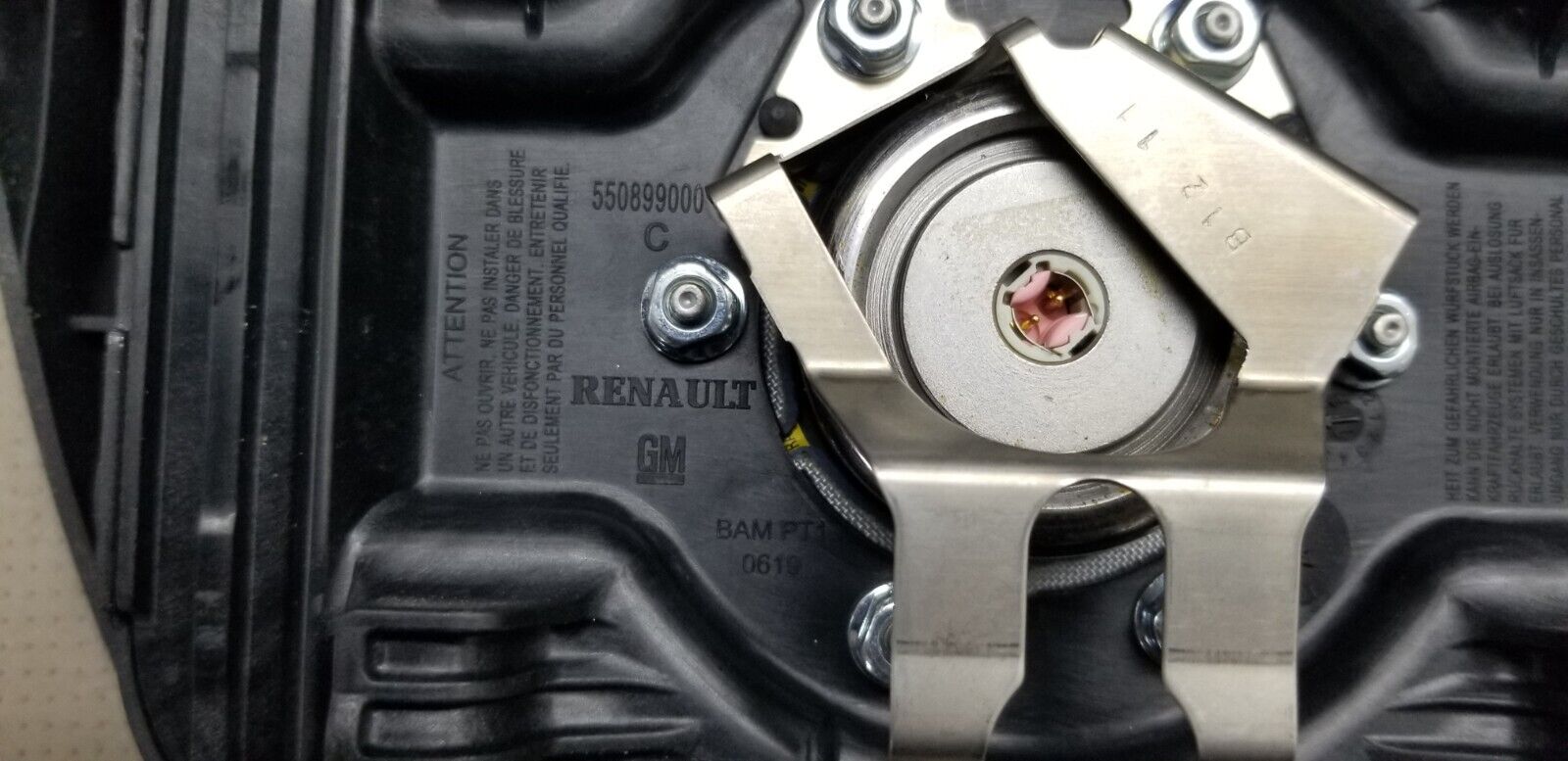 RENAULT TRAFIC 07-14 STEERING WHEEL AIRBAG 93859344 8200676895 - Image 5