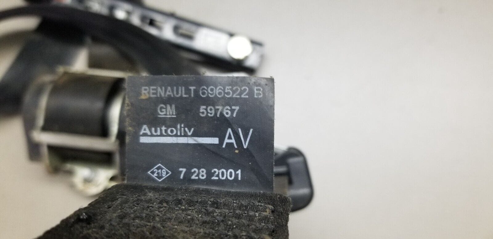 RENAULT Trafic SEAT BELT 696522B - Image 6