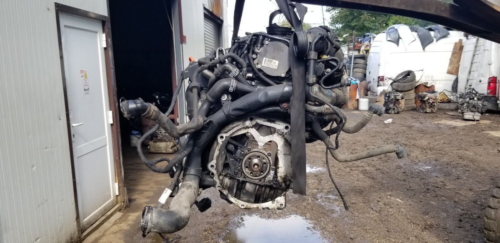 Skoda Octavia MK3 1.6 TDI Engine – Front View