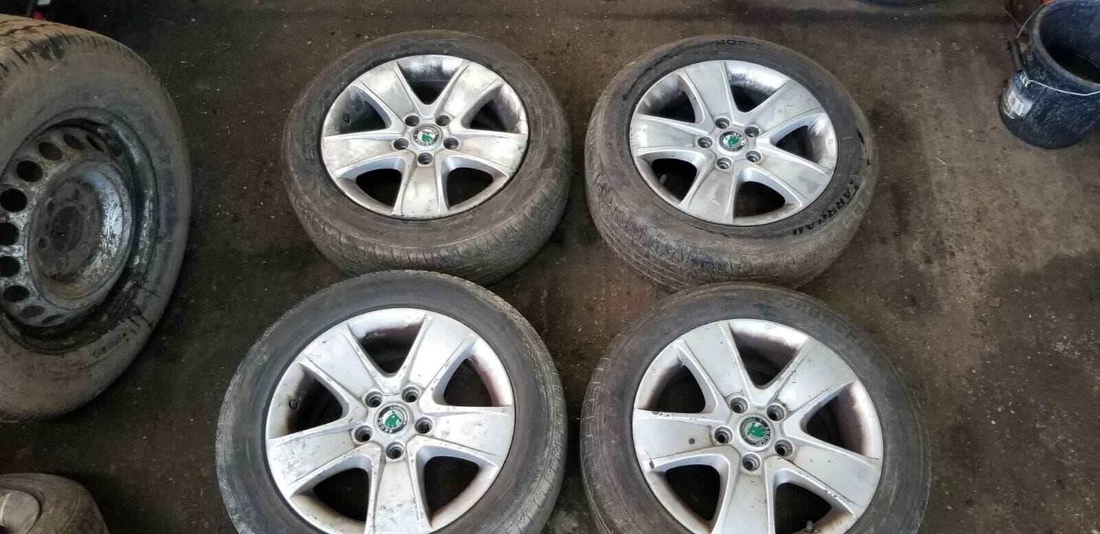 Skoda Octavia Tdi Tsi Alloy Wheels and Tyres 205 55 R16 - Image 8