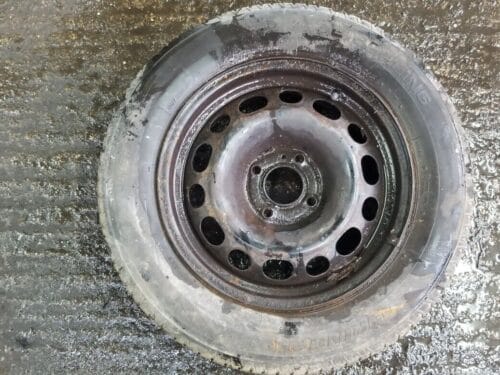 Steel Wheel And Tyre 195 65 R15 4 Studs