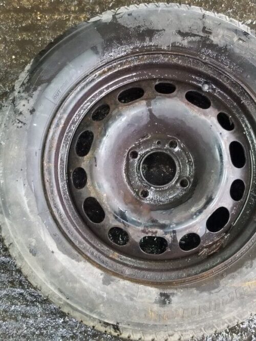 Steel Wheel And Tyre 195 65 R15 4 Studs