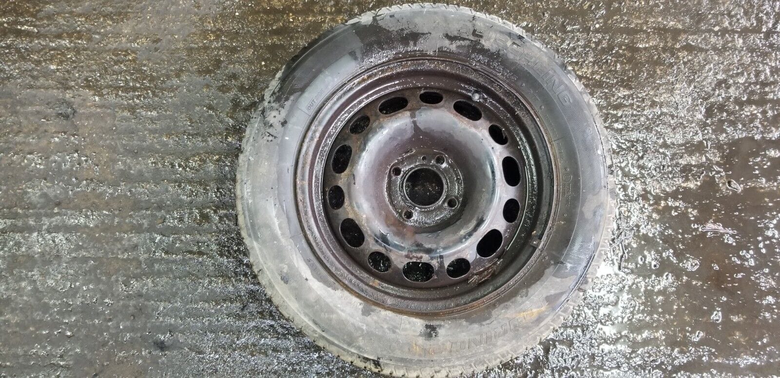 Steel Wheel And Tyre 195 65 R15 4 Studs