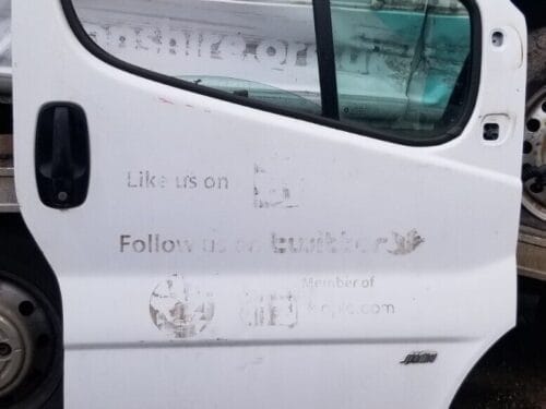 VAUXHALL VIVARO DRIVER SIDE DOOR