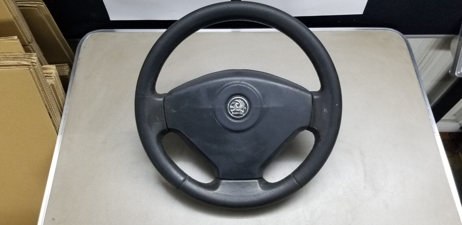 Vauxhall Vivaro Steering Wheel 3 Spoke 2008 Diesel X83 |O