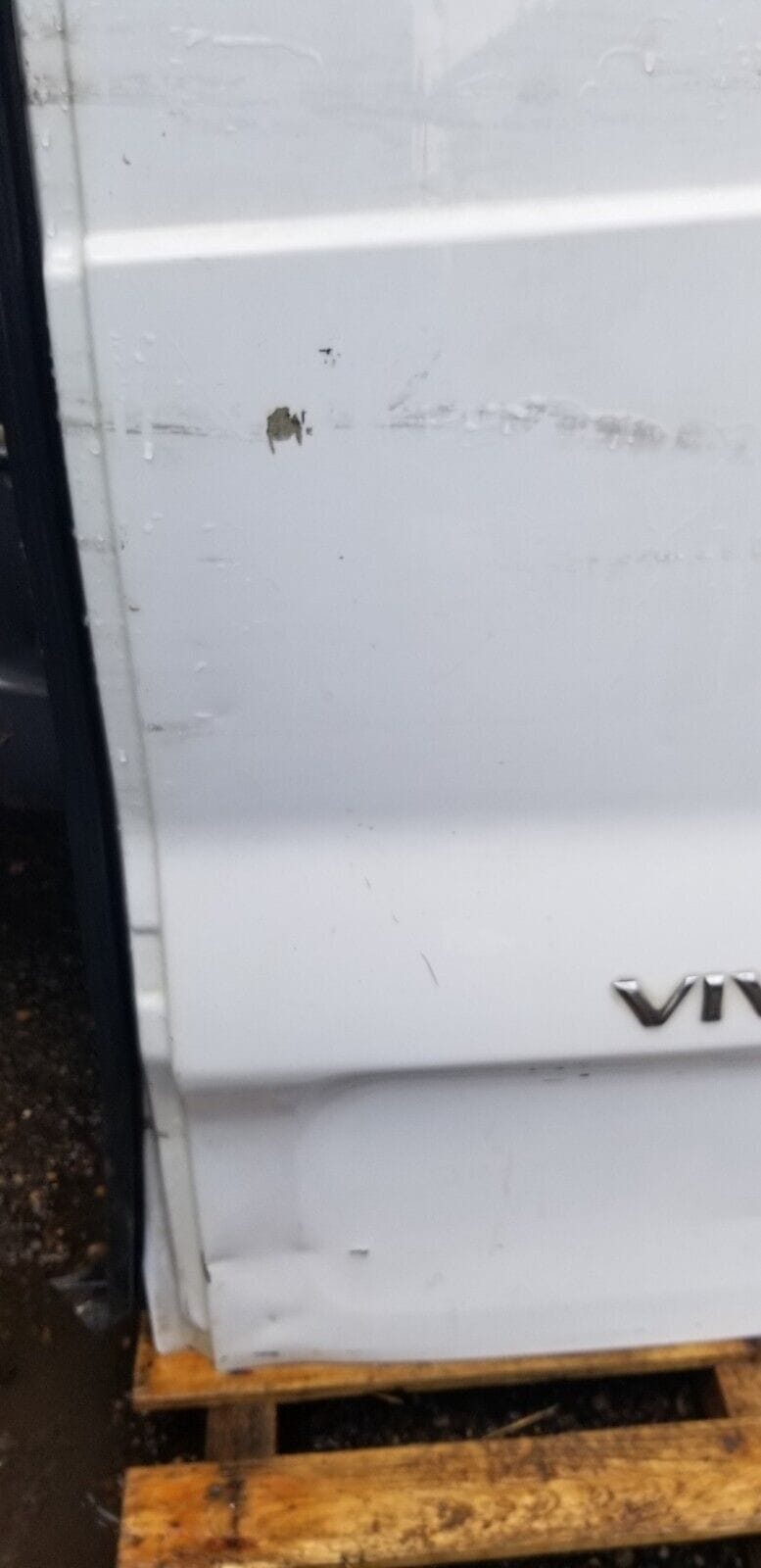Vauxhall Vivaro Renault Trafic White Drivers Rear Door Panel - Image 5
