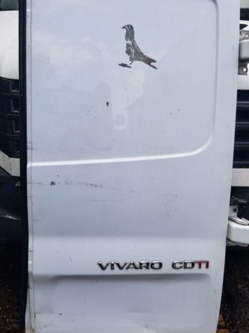 Vauxhall Vivaro Renault Trafic White Drivers Rear Door Panel
