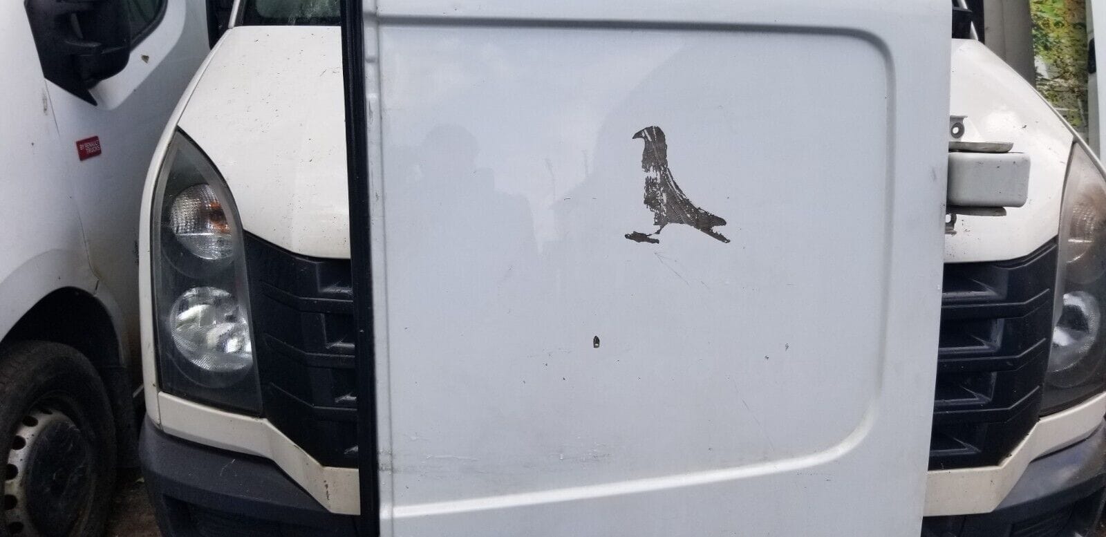 Vauxhall Vivaro Renault Trafic White Drivers Rear Door Panel - Image 7