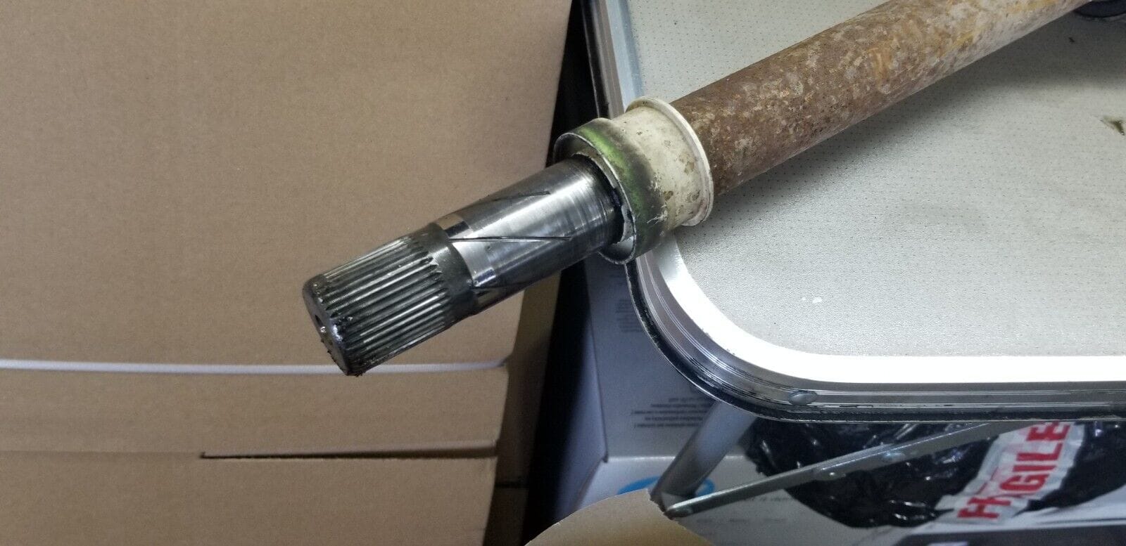 10-23 RENAULT MASTER DRIVER SIDE DRIVESHAFT - Image 3