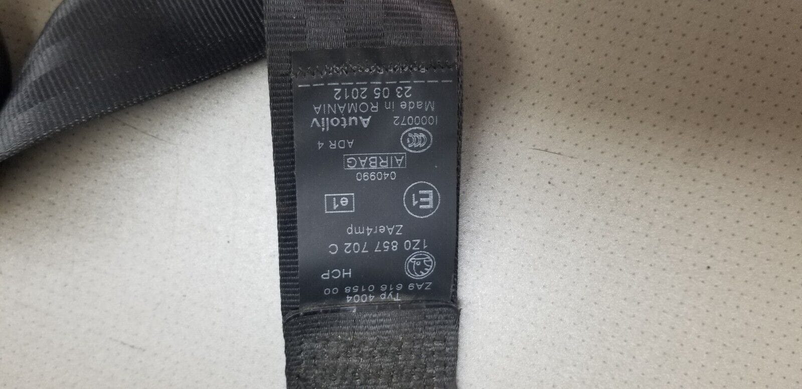 2004-2012 Skoda Octavia Seatbelt Drivers Right Front Seat Belt 1Z0857702C - Image 4