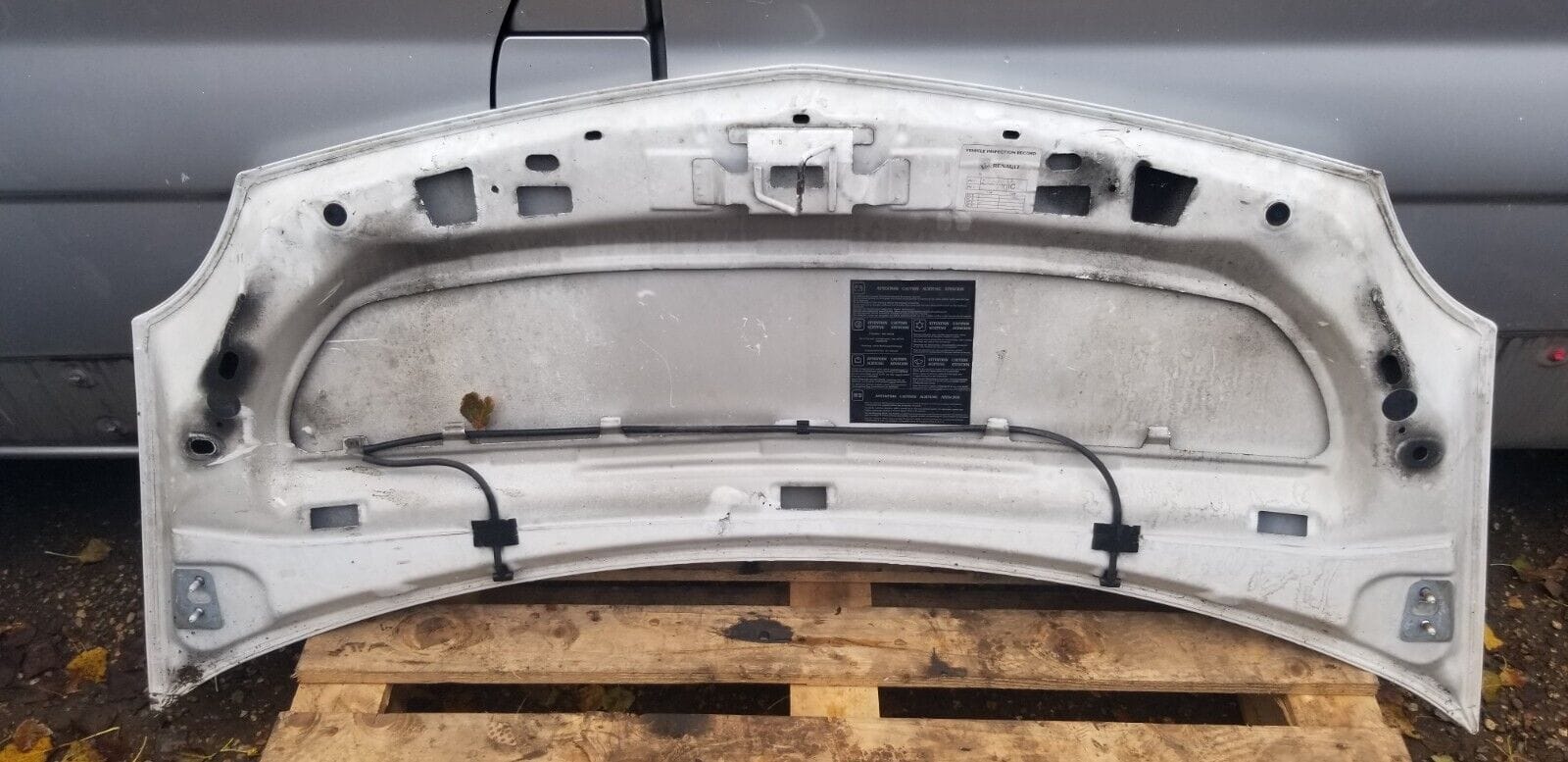 2008-2012 RENAULT KANGOO BONNET WHITE PANEL VAN - Image 3