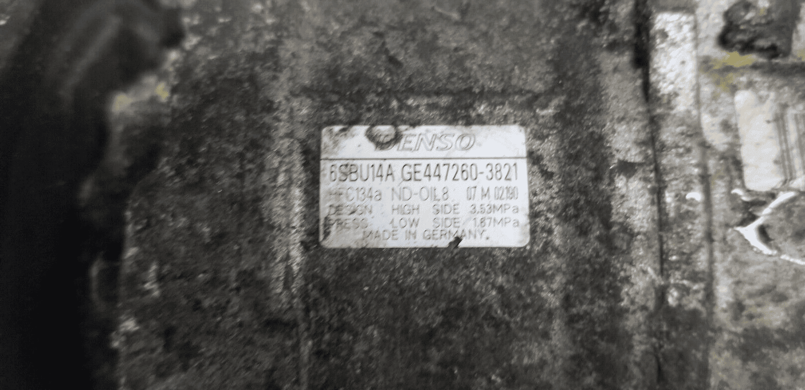 2010 BMW 5 SERIES F11 A/C AIR CON COMPRESSOR/PUMP 6452 9225703 01 - Image 6