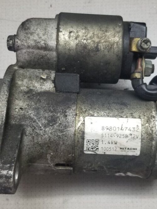 2011 VAUXHALL ASTRA 1.7 CDTI STARTER MOTOR 8980147432
