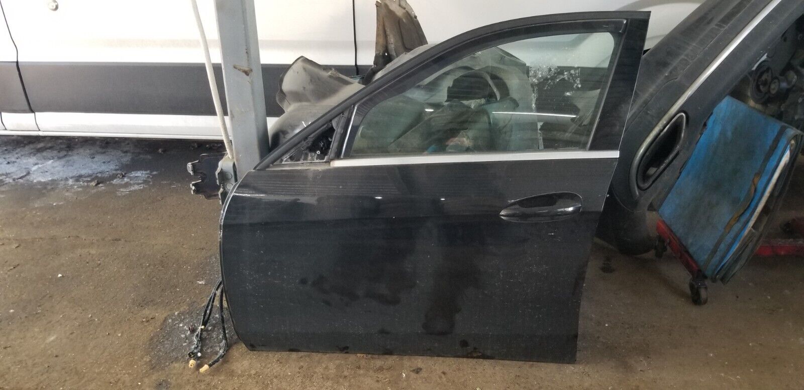 2014 MERCEDES BENZ E CLASS 4 Door Saloon Black N/S Passenger Left Front Door