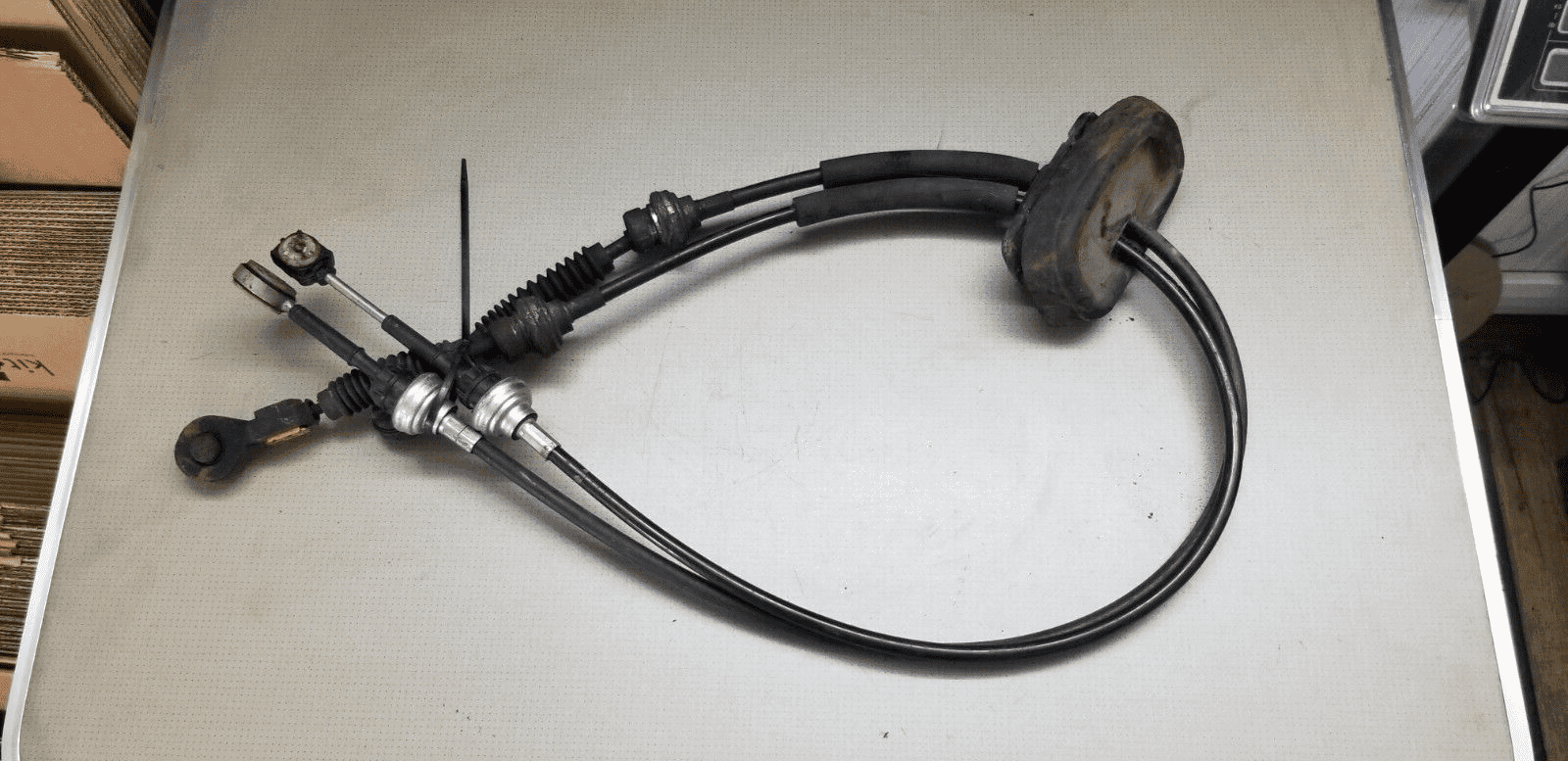 2014 VAUXHALL VIVARO TRAFIC 2.0 CDTI 6 SPEED MANUAL GEAR LINKAGE CABLES 9612672E - Image 5