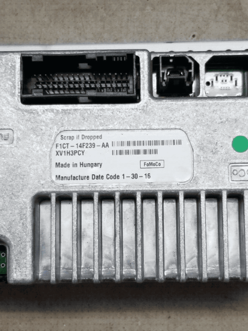 Rear connectors of Ford Kuga Sat Nav screen 2016 2.0 Diesel