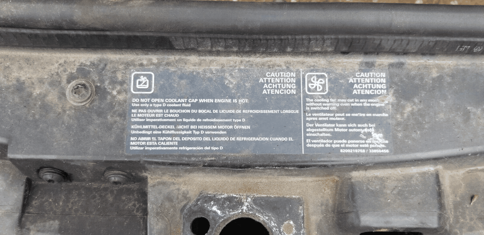 Genuine Renault Trafic 2.0d Front Slam Panel Radiator Support 8200219758 - Image 3