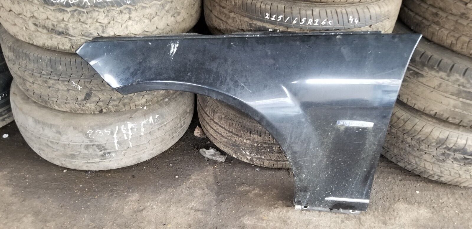 MERCEDES-BENZ C CLASS W204 2011 WING FENDER PANEL FRONT LEFT SIDE BLACK - Image 3