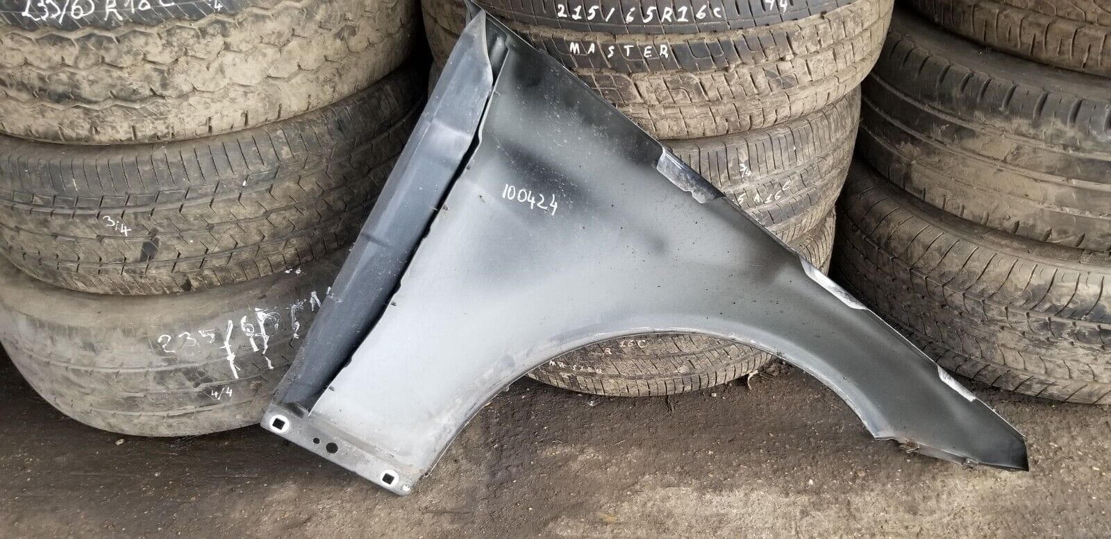 MERCEDES-BENZ C CLASS W204 2011 WING FENDER PANEL FRONT LEFT SIDE BLACK - Image 4