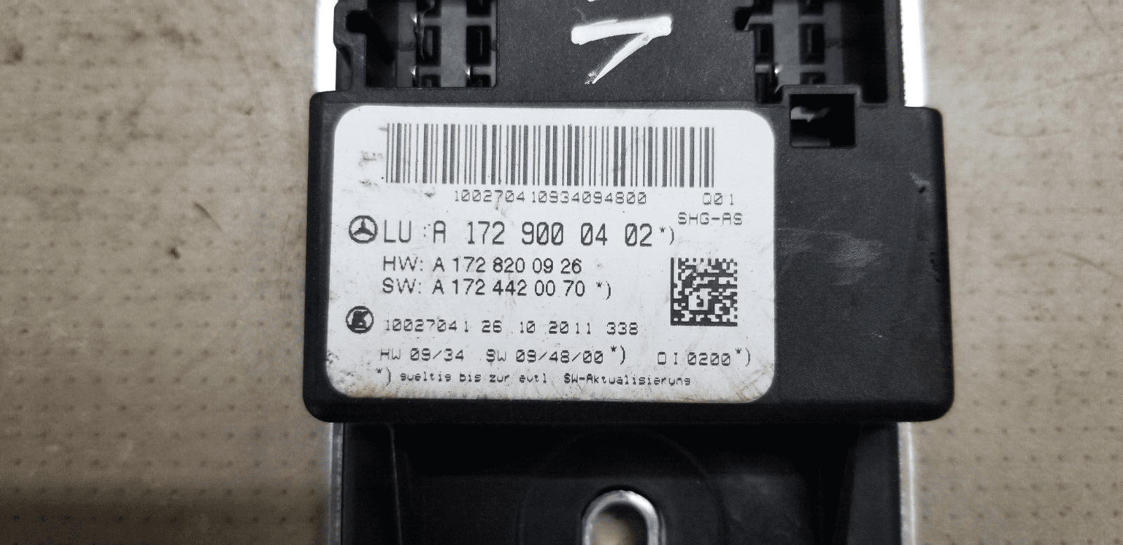 Mercedes Benz E Class E250 A207 2012 Seat Module A1729000402 |O - Image 3