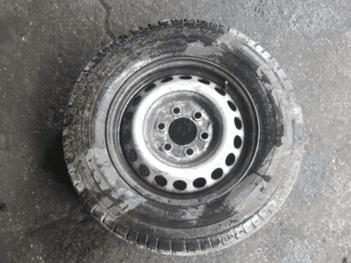 Mercedes Sprinter W906 steel wheel with tyre 23565R16C front view