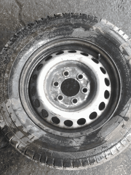 Mercedes Sprinter W906 steel wheel with tyre 23565R16C front view