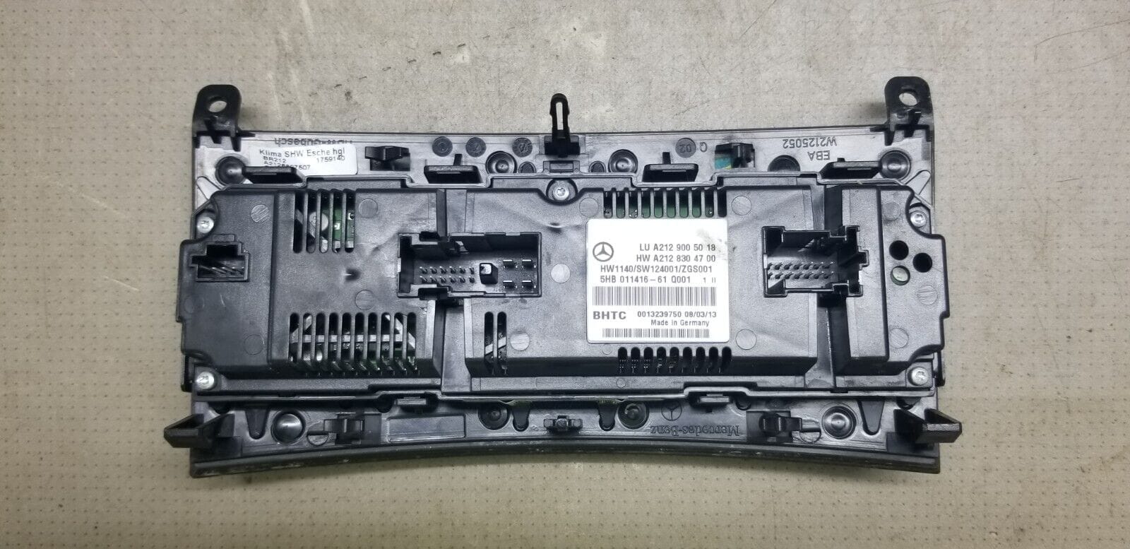 Mercedes Benz W212 E Class Front A/C Climate Heater Control Panel A2129005018 |O - Image 3