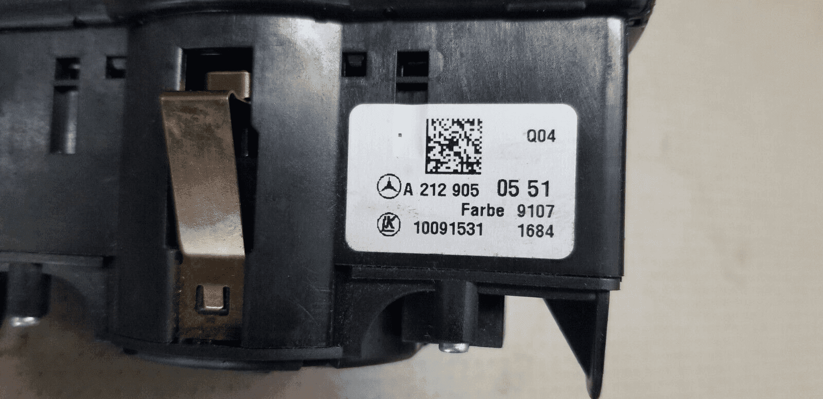 MERCEDES E CLASS HEAD FOG LAMP MULTI SWITCH FACELIFT A2129050551 W212 2013 - 16 - Image 3