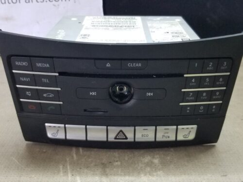 Mercedes E-Class radio media headunit A2189003607 (09-16) front view