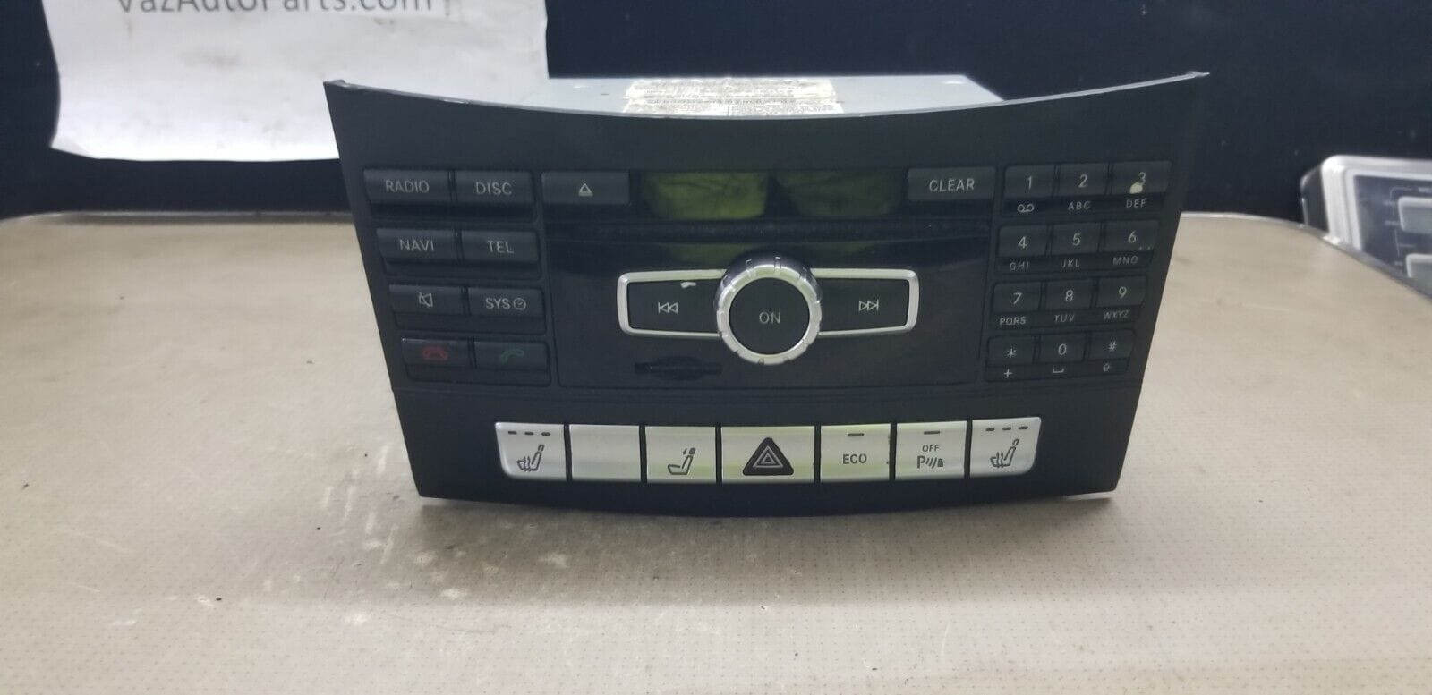 Mercedes E220 CDI W212 2015 ,Radio Cd Navigation Head Unit A2129006423/ No Code