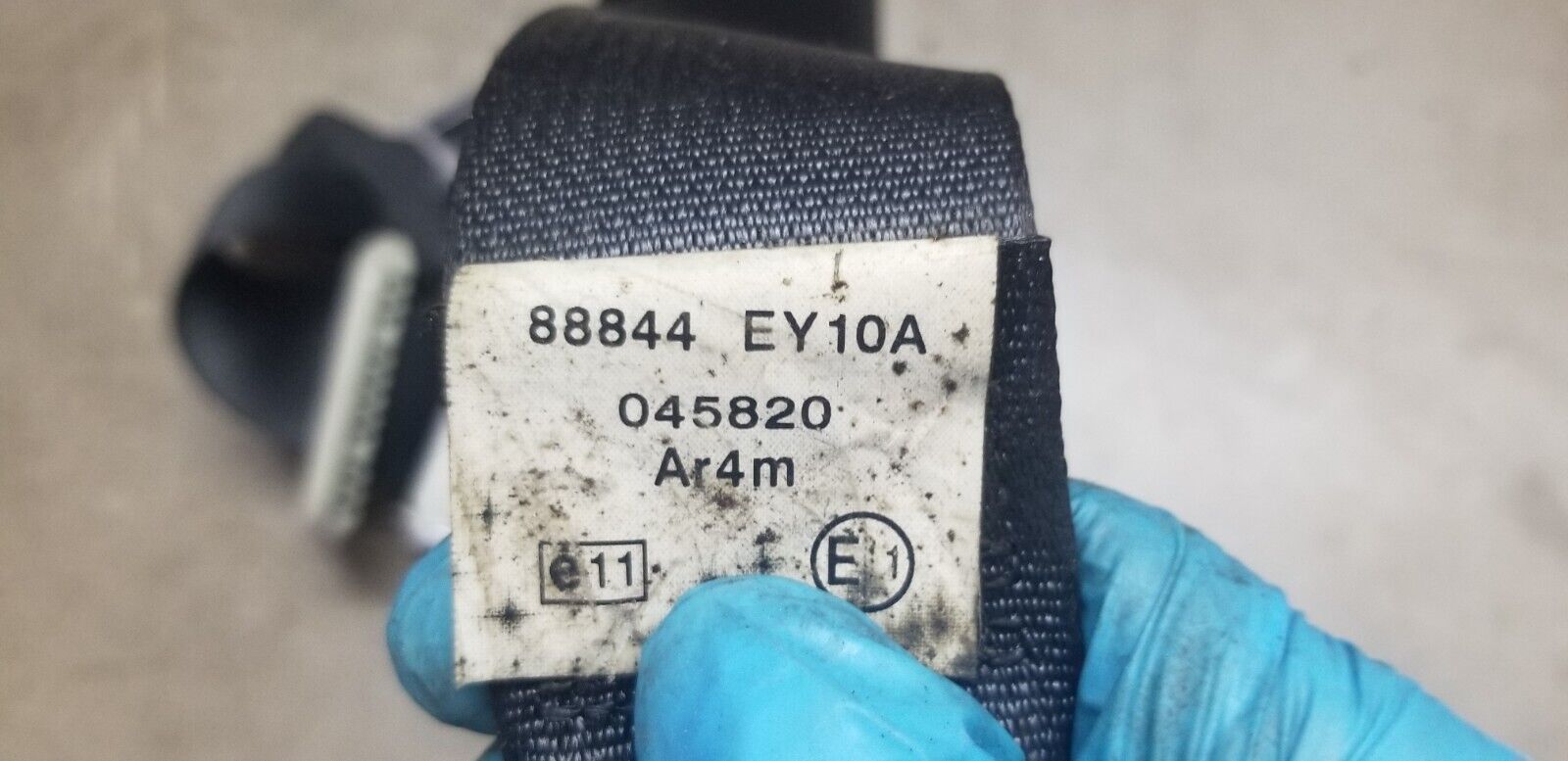 NISSAN QASHQAI J10 Rear Right Seatbelt SEAT BELT 88844EY10A - Image 6