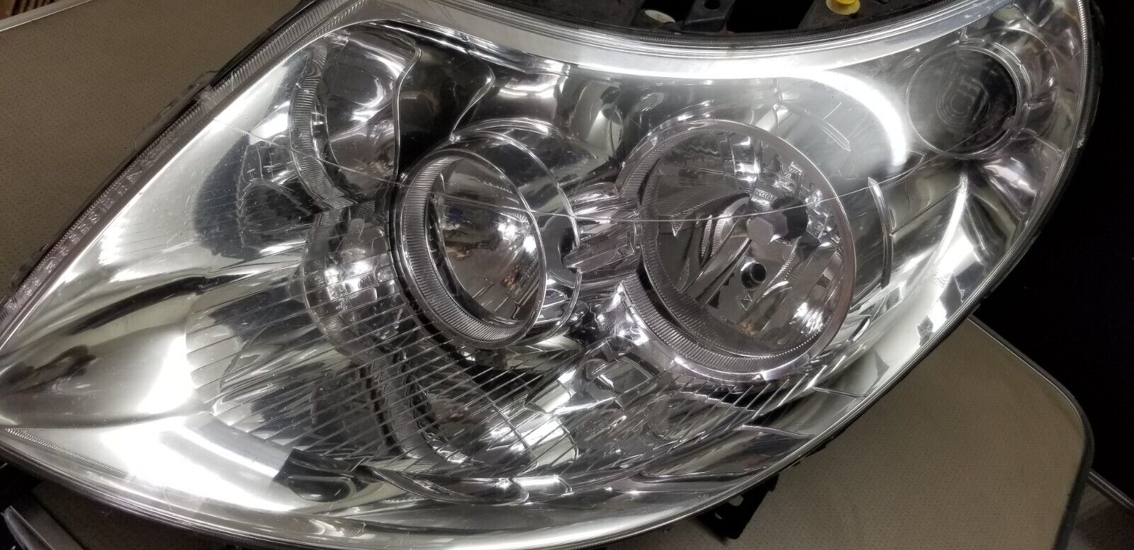 PEUGEOT BOXER CITROEN RELAY 11-14 PASSENGER N/S HEADLIGHT 1348377080 - Image 3