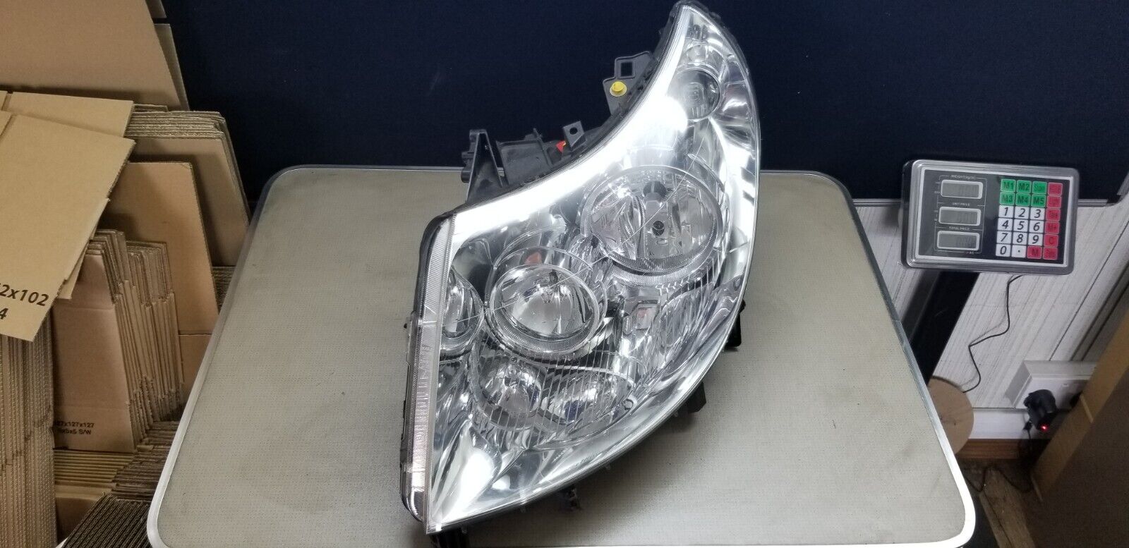 PEUGEOT BOXER CITROEN RELAY 11-14 PASSENGER N/S HEADLIGHT 1348377080