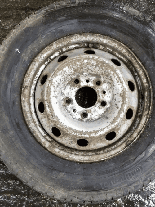 PEUGEOT BOXER STEEL WHEEL & TYRE - 215/70/R15C