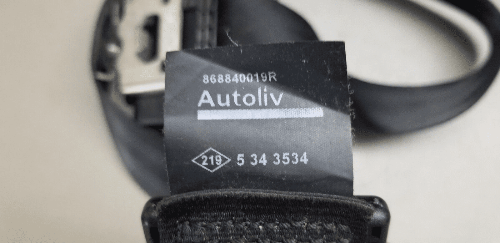 RENAULT MASTER Seat Belt Passenger Front 20165 Diesel Mk3 868840019R - Image 5