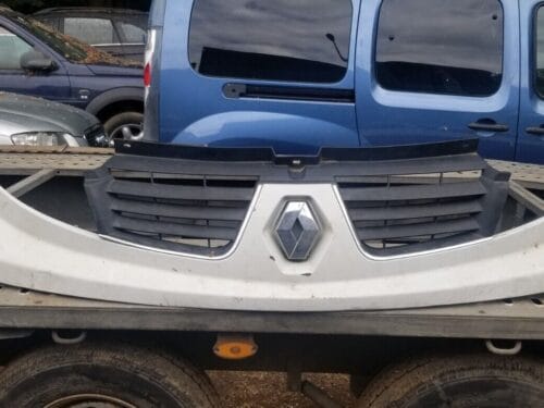 Renault Trafic 07-14 Front Bumper Upper Radiator Grill Panel White