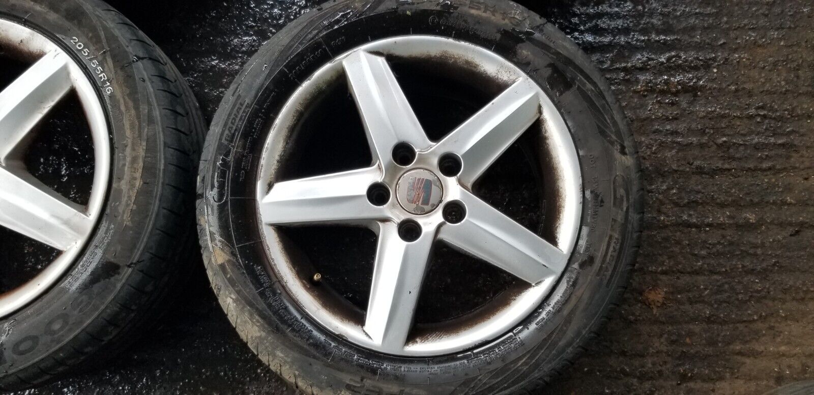 Seat Leon mk2 16inch Alloy Wheels and tyre set ET50 5PO601025K - Image 7